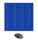 Piso Tátil - CONDUZ TINTAS - Direcional - Azul - A Base de Resina - 10 mm x 25 Cm x 25 cm