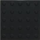 piso tátil em pvc 25cm x 25cm 16pçs ou 1m² alerta preto