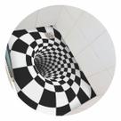 Piso vinil antiderrapante para box Buraco 3d - 1,20 x 0,80 metros