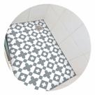 Piso vinil antiderrapante para box Ladrilho Trevo Cinza - 1,20 x 0,80 metros