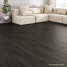 Piso Vinílico Autocolante Amadeirado Régua 5M² Cor Carvão - Tubrax Piso Vinílico Autocolante Amadeirado Régua 5M² Cor Carvão - Tubrax