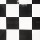 Piso Vinílico Colado Manta 54m2 - Preto/Branco