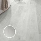 Piso Vinílico Rígido Clicado Régua Amadeirada por 3M² Cor Off White - Tubrax