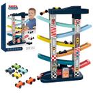 Pista Carrinho Corrida Rampa Radical Infantil Posto garagem
