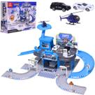 Pista Carrinhos Estacionamento Policia Helicoptero - Castela