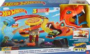 Pista De Brinquedo Hot Wheels Cobra Attack Vs Pizzaria Multicolor