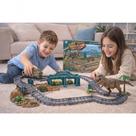 Pista de Brinquedo Infantil Dinossauro Elétrica com Trilhos Multicolorido First Bikes