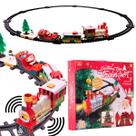 Pista de Brinquedo Trem de Natal c/Luz e Som CBS0676-Castela Pista de Brinquedo Trem de Natal c/Luz e Som CBS0676-Castela
