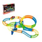 Pista de carrinho com Luz looping mini carro carrinho com Luz 360º