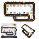 Pista De Carrinho Placas De Trânsito Infantil Madeira Babebi