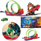 Pista De Carrinho Super Looping 360 Brinquedo Carro 15 Peças Tipo Hotwheels