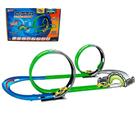 Pista de Carrinho Top Speed 360 Com Lançador