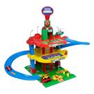 Pista de Carrinhos Super Parking 3 Andares com Elevador e Helicóptero Maptoy