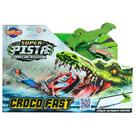 Pista De Corrida Com Carrinnho Animal Crocodilo Croco Fast