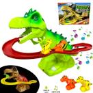 Pista Escorregador Dinossauro De Brinquedo Com Luz E Som Rex