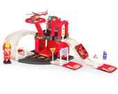 Pista Garagem Bombeiro Express Wheels com 42 peças BR1238 - Multikids
