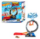 Pista Hot Wheels City Ataque do Morcego Com Looping e Carrinho Sortido - Bat Loop - Mattel - HTN78