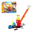 Pista Hot Wheels City Super Resgate Bombeiros Mattel Jhl95 Pista Hot Wheels City Super Resgate Bombeiros Mattel Jhl95