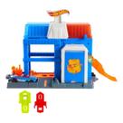 Pista Hot Wheels Delegacia de Polícia com Carrinho Mattel