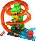 Pista Hot Wheels Lets Race City Batalha T Rex Mattel JBM73