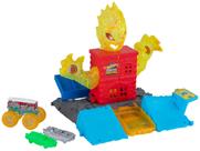 Pista Hot Wheels Monster Trucks Power Smash Arena Da Torre De Chamas Super Ataque da Tocha - 5 Alarm - Mattel
