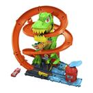 Pista Hot Wheels T-Rex X Quartel de Bombeiros JBM73