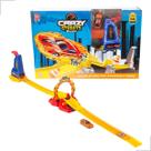 Pista Infantil De Carrinho Com Rampa Crazy Streets Lançador