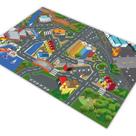 Pista p/ Carrinho Hotwheels Cidade Cais Lago Prédio 1,8x1,2m