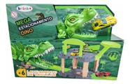 Pista Para Carrinhos Hot Wheels Dinossauro Com Carro Brink+ cor:VERDE