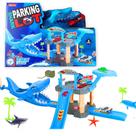 Pista Para Carrinhos Hot Wheels Tubarão 2 andares