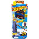 Pista Portátil Hot Wheels Oficina Vertical com 2 Carrinhos