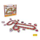 Pista Puzzle Divertido Bombeiro 47 Pecas a Corda DM Toys Brinquedo Infantil Recreativo