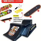 Pista Skate com 2 Skates de Dedo Park Street