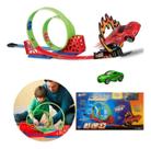 Pista Super Looping 360 Duplo Radical Lançador Fricção