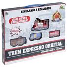Pista Trem Expresso Trilho Orbital 19 Peças Ferrorama Art Brink