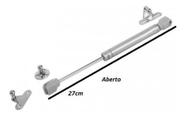 Pistao A Gas (amortecedor) 140n (14kg) Força P/cima 01 Unid.