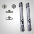 Pistão a Gás Mini Inverso 80N FgvTn - Kit com 2 unidades