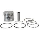 Pistão com anel Honda Cg 125 Ml 1977 a 1982 METAL LEVE