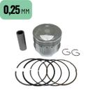 Pistão Kit Completo Com Anéis Honda Titan 125 1992 Até 2001