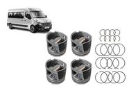 Pistao motor master 2.3 (std) (c/ aneis) (2014/...) (mahle)
