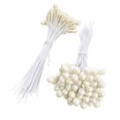 Pistilo Arame - 100 unid. - Branco Perolado Grande - Ref. 434