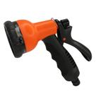 Pistola Água 8 Jatos Gatilho Multifunção Compatível com Force Line Laranja