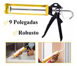 Pistola Aplicador De Silicone Cola Pu Tubo Profissional Reforçada