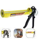 Pistola Aplicadora de Silicone 280ml Tramontina Master 43199/002 com Chapas em Aço Carbono - Uso Profissional para Vedação em Banheiro, Cozinha, Janelas e Azulejos