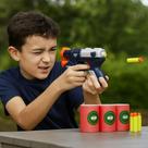 Pistola Brinquedo Lança Dardos Alvos Kit 9 Peças Arminha Tiro Jogo Criança Presente Menino Menina
