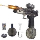 Pistola de água elétrica houscly LED Muzzle 30 pés de alcance 500ml