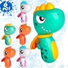 Pistola de água ZEBNYYA, pacote com 6 animais para crianças, dinossauro, cão, unicórnio Pistola de água ZEBNYYA, pacote com 6 animais para crianças, dinossauro, cão, unicórnio
