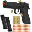 Pistola de Brinquedo Calithor com Ejeção Automática de Cápsulas e 100 Dardos Macios