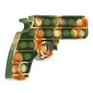 Pistola de brinquedo para descompressão de dedos, bolha de silicone, Whack-a-mole