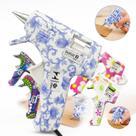Pistola De Cola Quente Bico Fino Bastão 7,5mm Com Estampas Coloridas Tomada Inmetro Bivolt Pistola De Cola Quente Bico Fino Bastão 7,5mm Com Estampas Coloridas Tomada Inmetro Bivolt